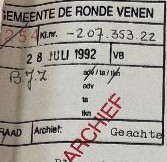 Brief lezing Jan Rouwenhorst